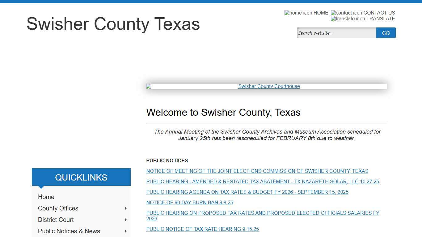 Swisher County, Texas